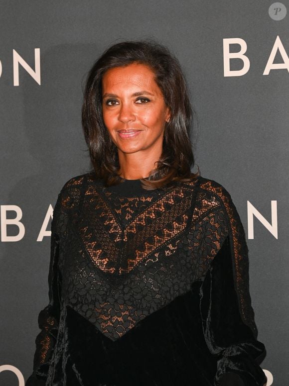Karine Le Marchand a été faite Chevalier de l’Ordre des Arts et des Lettres par Rachida Dati. Karine Le Marchand à la première du film "Babylon" au cinéma Le Grand Rex à Paris, France. © Coadic Guirec/Bestimage