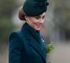 La jeune femme de 37 ans ouvre son propre cabinet privé de conseil
Catherine (Kate) Middleton, princesse de Galles, colonel des Irish Guards, visite le régiment lors du défilé de la Saint-Patrick à la caserne Wellington de Londres, le 17 mars 2025. Dana Press / Bestimage