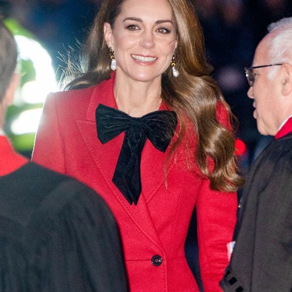 Catherine (Kate) Middleton, princesse de Galles, assiste au service Together At Christmas Carol à l'abbaye de Westminster à Londres, Royaume-Uni, le 6 décembre 2024. © Justin Goff/GoffPhotos/Bestimage