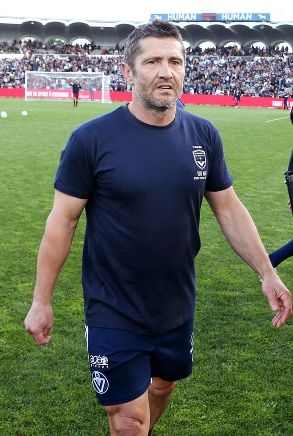 Bixente Lizarazu - A l’occasion des 100 ans du parc Lescure, Bordeaux accueille au stade Chaban-Delmas un match de gala opposant les gloires des Girondins de Bordeaux au Variétés Club de France le mardi 14 mai 2024. © Patrick Bernard/ Bestimage