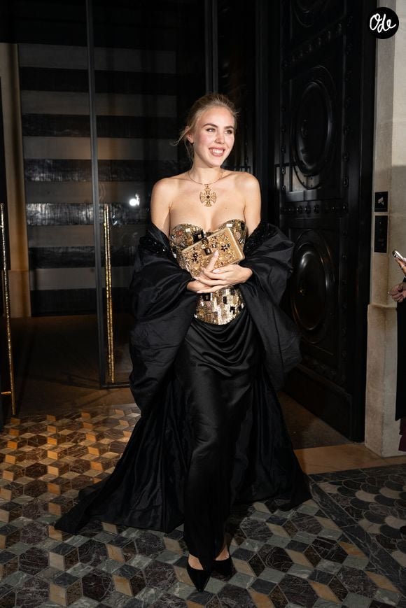 La princesse Maria Carolina de Bourbon des Deux-Siciles à Paris en marge de la fashion week Prêt à Porter femme automne/hiver 2026-2027 (PFW) le 3 mars 2026. © Pierre Perusseau / Bestimage