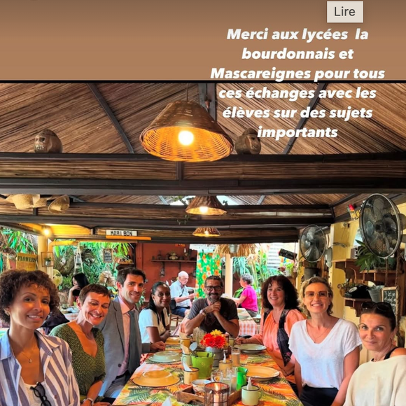 Alexandra Lamy en compagnie de Sonia Rolland à l'Île Maurice dans le cadre du Festival international du film au féminin.