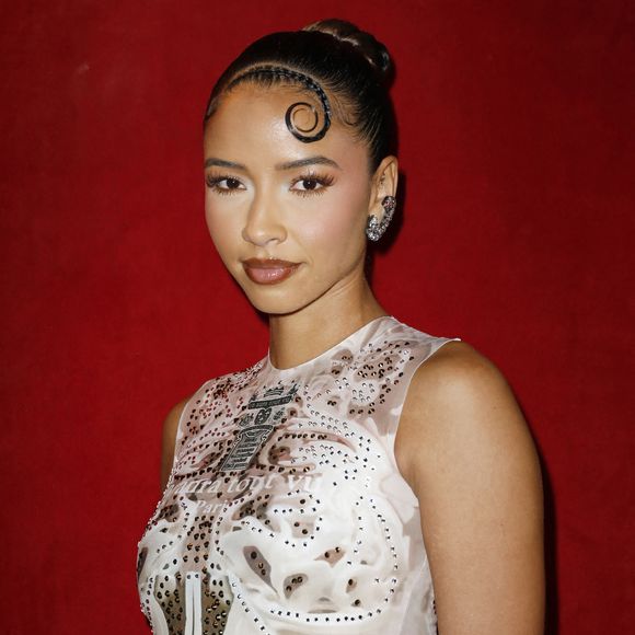 Flora Coquerel (Miss France 2014) - Les célébrités au photocall du défilé On Aura Tout Vu, "Collection Haute Couture Printemps/Eté 2025" lors de la Fashion Week de Paris (PFW) au Paradis Latin à Paris le 28 janvier 2025. © Marc Ausset-Lacroix/Bestimage