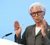 Conference de presse de Christine Lagarde - Le Conseil des gouverneurs de la BCE a maintenu inchangés les taux directeurs de la zone euro. Le taux de dépôt, essentiel pour les banques et les épargnants, reste fixé à 2,25 %. La conférence de presse portera principalement sur les décisions de politique monétaire ainsi que sur les perspectives de la banque centrale. Francfort-sur-le-Main, Banque centrale européenne, Hesse, Allemagne. Décision de la BCE sur les taux d'intérêt, 23 juillet 2026 . © Imago/PsnewZ/Bestimage