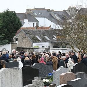 Obsèques de Tcheky Karyo (décédé le 31 octobre 2025 à l'âge de 72 ans) au cimetière de Concarneau dans la plus stricte intimité le 5 novembre 2025. AGENCE / BESTIMAGE
