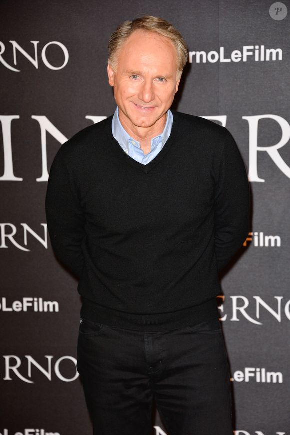 Dan Brown - Photocall du film "Inferno" à Paris le 11 octobre 2016. © Coadic Guirec/Bestimage
