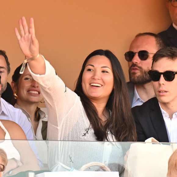Pauline Ducruet, Marie et Louis Ducruet lors de la finale du Rolex Masters 1000 de Monte-Carlo à Roquebrune-Cap-Martin le 14 avril 2024.

© Bruno Bebert / Bestimage