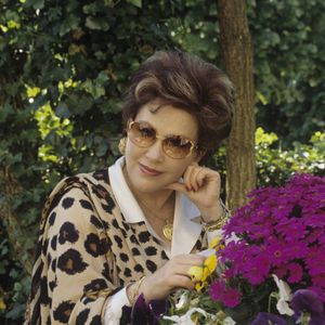 Archives - Rika Zaraï dans sa maison Villa Montmorency, le 29 avril 1996.