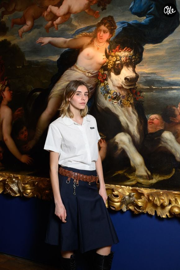 Vittoria de Savoie - Inauguration de la première exposition d'art en tant que co-curatrice de Vittoria de Savoie (fille d’Emmanuel-Philibert et de Clotilde Courau ) "The Ratto of Europa" (The Return from Europe) lors de la Design Week à Milan en Italie le 16 avril 2026.
 © Alafonso Caralano/SGP/Bestimage