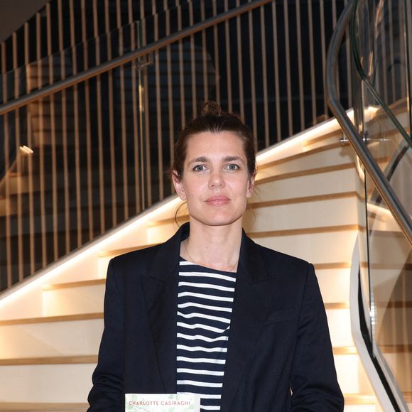 Charlotte Casiraghi présente « La Felure » à la Médiathèque Princesse Caroline à Monaco. Monaco, Monaco, 8 avril 2026. Photo de JC Vinaj/ABACAPRESS.COM