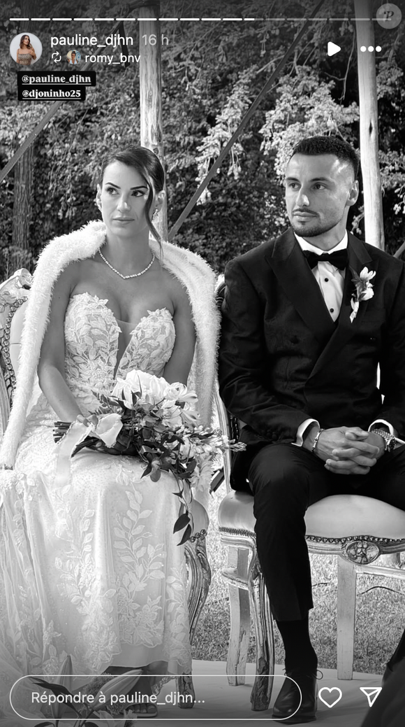 Jonathan Clauss et sa compagne Pauline se sont mariés.