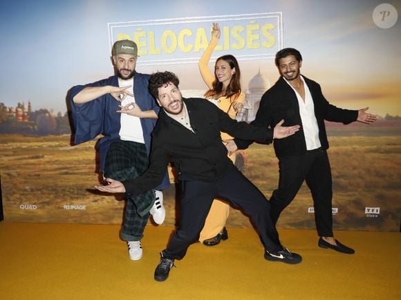 Ali Bougheraba, Vanessa Guide, Redouane Bougheraba, Raja Haseeb - Avant-Première du film "Délocalisés" à l'UGC Ciné Cité Bercy à Paris le 4 mars 2025. © Marc Ausset-Lacroix/Bestimage