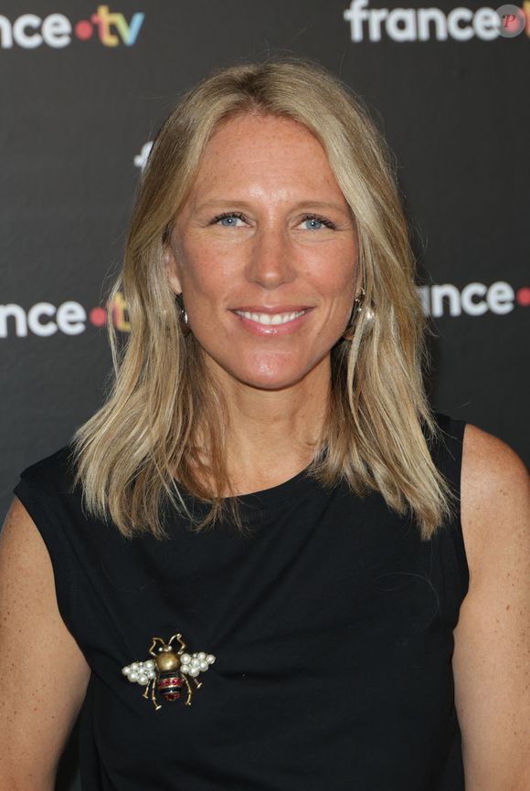 Agathe Lecaron au photocall de la conférence de presse de rentrée de France Télévisions à Paris, le 4 septembre 2024. 

Photo : Coadic Guirec / Bestimage