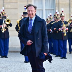 Stéphane Bern - Arrivées au dîner d'état au palais de l'Elysée à Paris donné en l'honneur du roi et de la reine de Danemark le 31 mars 2025.
© Christian Liewig / Bestimage