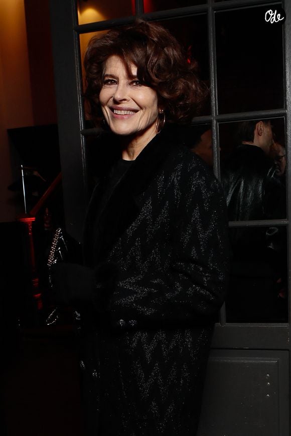 Exclusif - Fanny Ardant - Arrivées des personnalités au dîner des révélations des Cesar 2024 à L'Élysée Montmartre à Paris le 15 janvier 2024. © Christophe Clovis / Bestimage