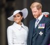 Alors que le prince Harry était attendu en Angleterre pour les préparatifs des Invictus Games, son épouse, Meghan Markle, et leurs enfants, Archie et Lilibet, ont également répondu présents pour des retrouvailles en famille.

Le prince Harry, duc de Sussex, et Meghan Markle, duchesse de Sussex - Les membres de la famille royale et les invités lors de la messe célébrée à la cathédrale Saint-Paul de Londres, dans le cadre du jubilé de platine de la reine Elisabeth d’Angleterre. Londres © Backgrid USA / Bestimage