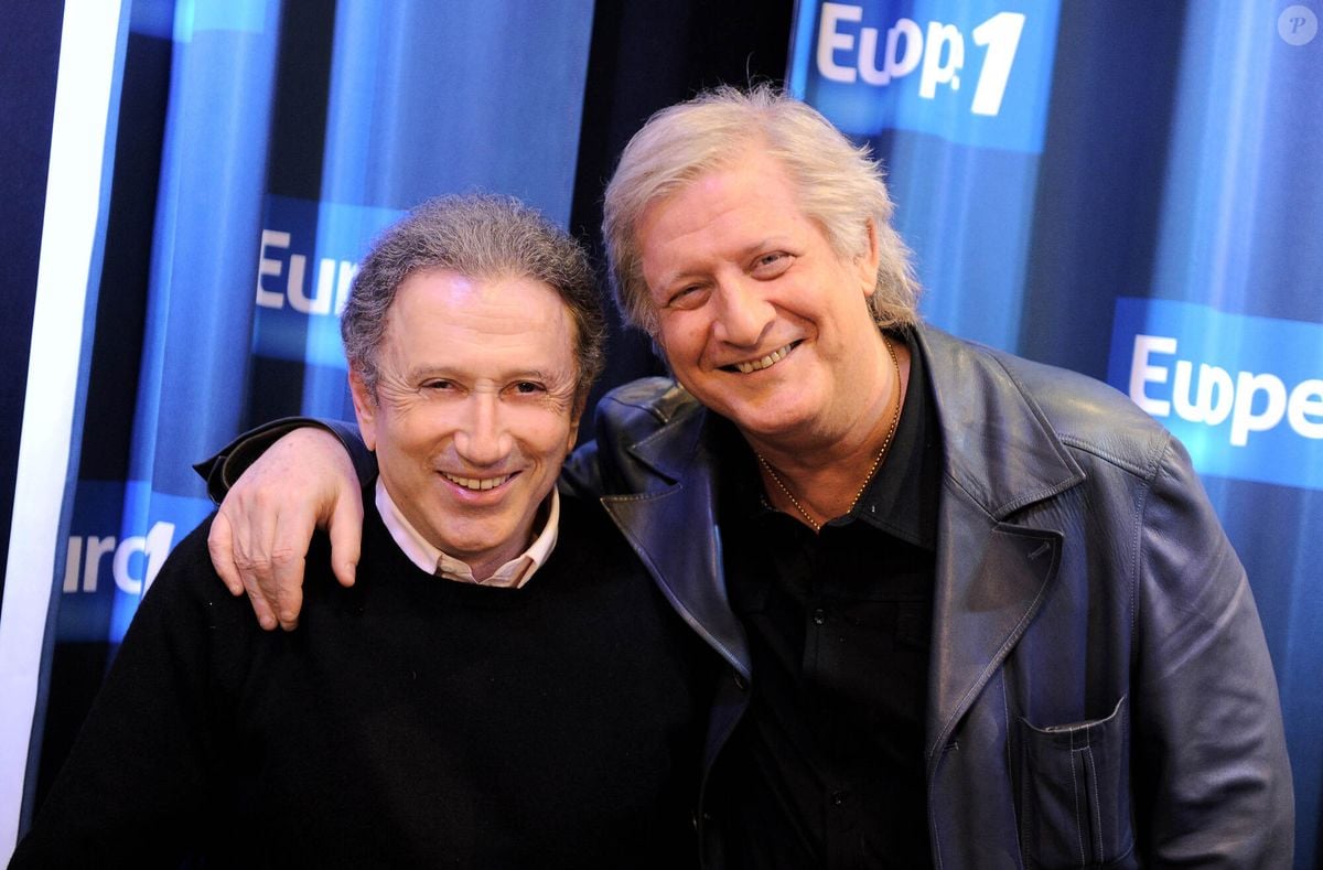 Photo : Pour Michel Drucker, Patrick Sébastien est très éloigné dans la  vraie vie de l'image qu'il renvoie Patrick Sébastien invité de l'émission de  Michel Drucker sur Europe 1 "Faites entrer l'invité" ©