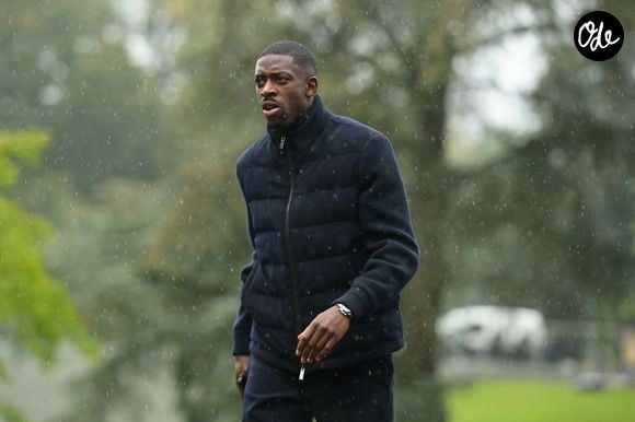 Ousmane Dembele (France) - Arrivées des joueurs de l'équipe de France de football au centre de formation et centre National du Football de Clairefontaine-en-Yvelines, France, le 7 octobre 2024. © Federico Pestellini/Panoramic/bestimage