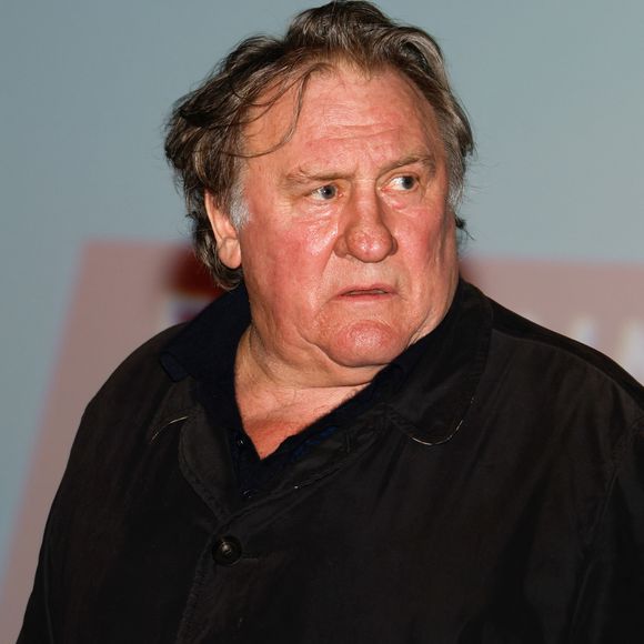 Gérard Depardieu lors du Festival Premiers Plans à Angers le 28 janvier 2022 pour la présentation du film "Umani" © Laetitia Notarianni / Bestimage