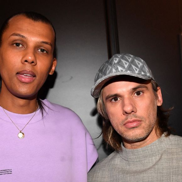 Orelsan a invité Stromae sur scène pour interpréter leur duo "La Pluie", sorti en 2017.


Stromae et Orelsan en backstage de la 38ème cérémonie des Victoires de la musique à la Seine musicale de Boulogne-Billancourt, France, le 10 février 2023. © Moreau-Veren/Bestimage