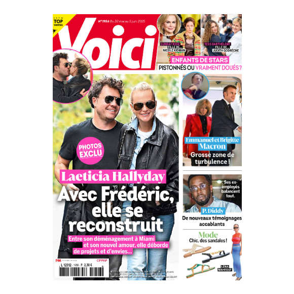 Couverture "Voici" vendredi 30 mai 2025