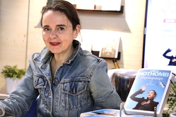 Amelie Nothomb - Festival du livre de Paris 2024 le 12 avril 2024.
© Cedric Perrin / Bestimage