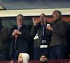 Eclats de rire, applaudissements, cris de joie... Le futur toi et ses copains ont eu du mal à contenir leur joie
Le Prince de Galles dans les tribunes lors du match retour des huitièmes de finale de l'UEFA Champions League à Villa Park, Birmingham. Mercredi 12 mars 2025. ... Aston Villa - Club Brugge - UEFA Champions League - Huitièmes de finale - Match retour - Villa Park Birmingham Nick Potts/PA Wire.