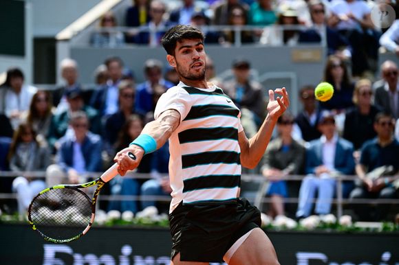 Carlos Alcaraz lors de la finale masculine 2025 de Roland Garros le 08 juin 2025 à Paris, France. © Dante Badano/PsnewZ/Bestimage