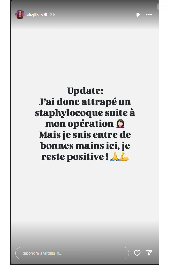 Virgilia Hess donne de ses nouvelles sur Instagram, le 7 avril 2025
