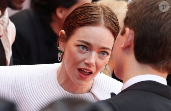 Emma Stone - Montée des marches du film « Eddington » lors du 78ème Festival International du Film de Cannes, au Palais des Festivals à Cannes. Le 16 mai 2025
© Jacovides-Moreau / Bestimage