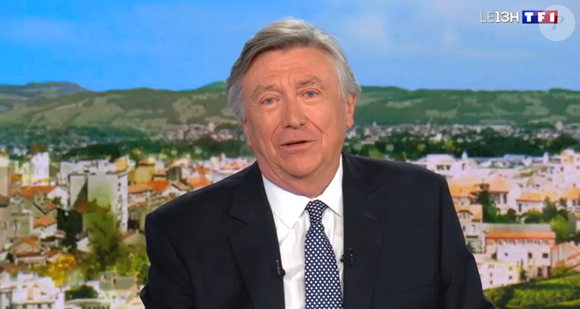 Jacques Legros présente son dernier journal télévisé sur TF1.