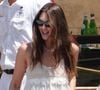 Depuis les sorties du couple se multiplient. Les présentations ont été faites, quelques mois plus tard, l'acteur lui faisait se rencontrer sa mère.
Vittoria Cerreti à Venise pour le mariage de Jeff Bezos, en juillet 2025. Backgrid UK/ Bestimage
