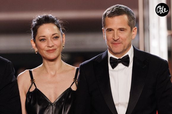 Marion Cotillard et Guillaume Canet - Descente des marches du film « Karma » lors du 79ème Festival International du Film de Cannes, le 15 mai 2026. © Jacovides-Moreau / Bestimage