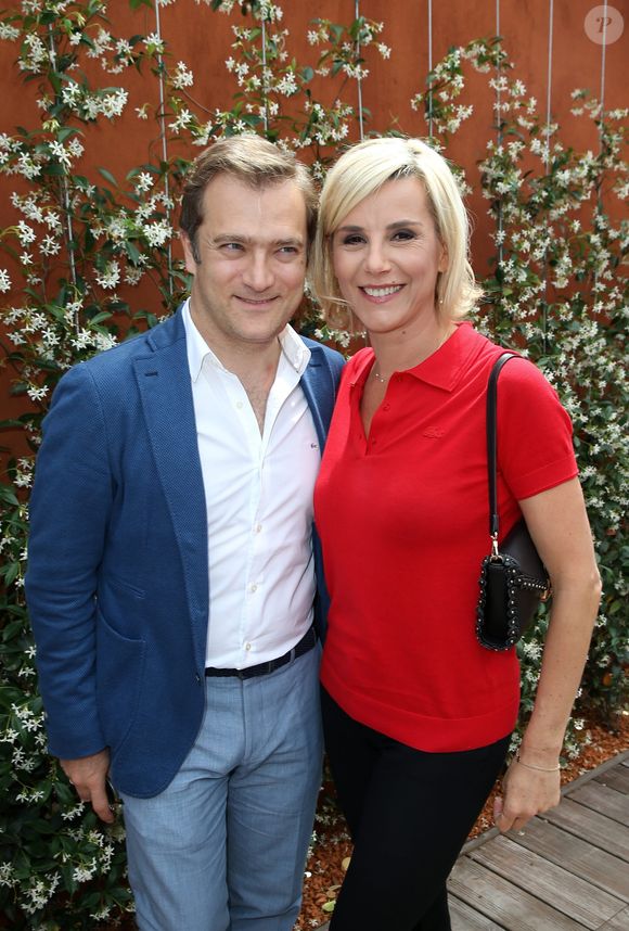 Renaud Capuçon et sa femme Laurence Ferrari - Les célébrations au village des internationaux de tennis de Roland Garros à Paris le 4 juin 2017. © Dominique Jacovides-Cyril Moreau/Bestimage