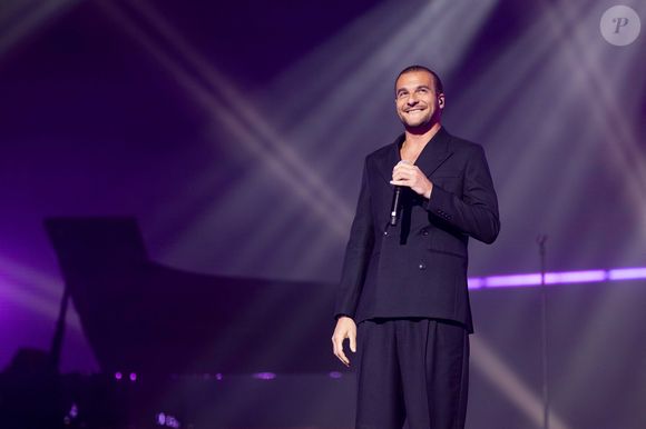 Exclusif - Amir sur la scène du concert solidaire pour les enfants de la guerre "Ensemble à l'Olympia" à Paris présenté par EliseCare le 10 février 2025.
© Jack Tribeca / Pierre Perusseau / Bestimage