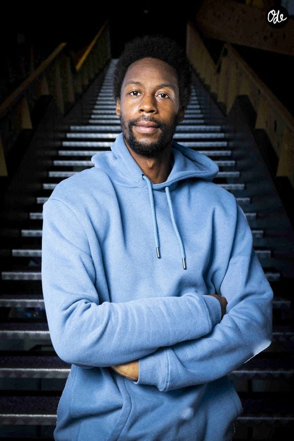 Gaël Monfils lors de l'Open Sud de France 2022 à Montpellier, France, le 1er février 2022. © Jean-Baptiste Autissier/Panoramic/Bestimage