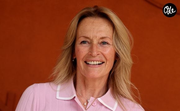 Estelle Lefébure au photocall du village lors des Internationaux de France de Tennis de Roland Garros 2026, à Paris, France, le 29 mai 2026. © Dominique Jacovides/Bestimage