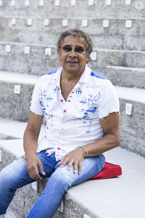 Exclusif - Laurent Voulzy et sa compagne Isaure Le Faou en répétition avant leur concert au théâtre de Verdure du 41ème Festival de Ramatuelle, le 9 août 2025. 
© Cyril Bruneau / Bestimage