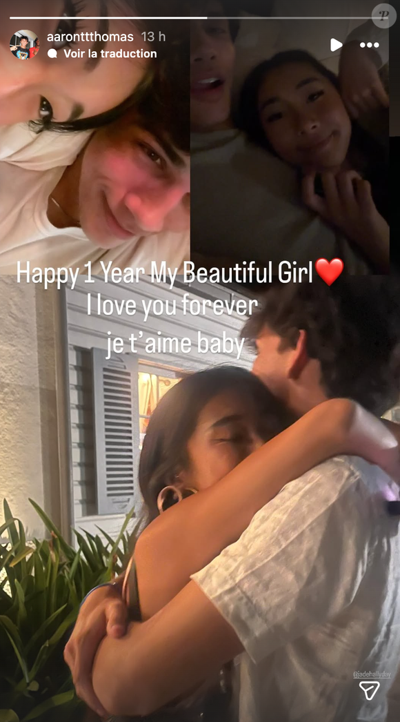 Capture d'écran de la story Instagram du compte @aaronttthomas ce samedi 28 mars 2026.