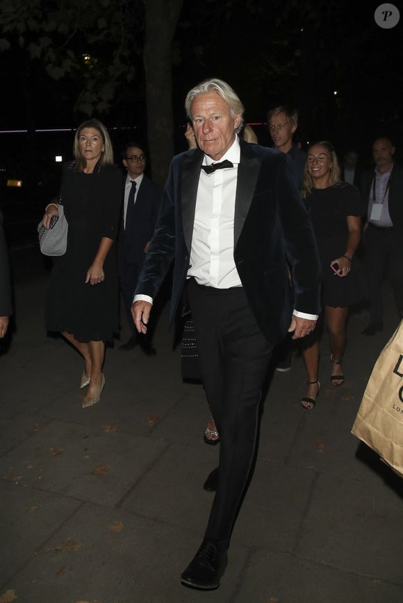 Björn Borg au dîner "Laver Cup" à Londres, le 22 septembre 2022.