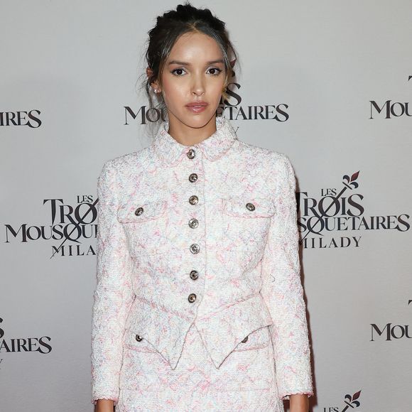 Lyna Khoudri - Première du film  "Les Trois Mousquetaires: Milady" au Grand Rex à Paris le 10 décembre 2023.  © Coadic Guirec-Dominique Jacovides /Bestimage