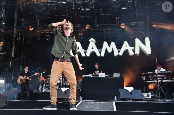 Naâman - 18ème édition du festival de musique Solidays sous le thème du "Summer of Love" organisé par l'association Solidarite Sida à l'hippodrome de Longchamp à Paris, le 24 juin 2016. © Lionel Urman/Bestimage