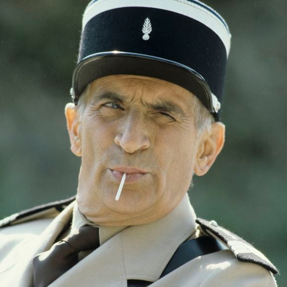 Archives  - En France,  Louis de Funès sur le tournage du film "Le Gendarme et les gendarmettes en novembre 1982 Alain Canu via Bestimage