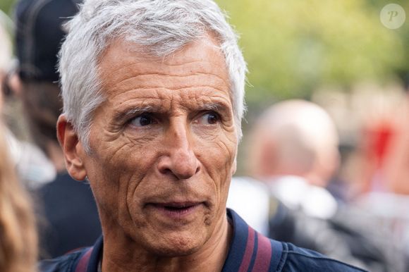 L'animateur de télévision et de radio français Nagui lors d'une manifestation de soutien à l'ONG Sea Shepherd du fondateur canadien Paul Watson à Paris le 4 septembre 2024. Photo par Alexis Jumeau/ABACAPRESS.COM