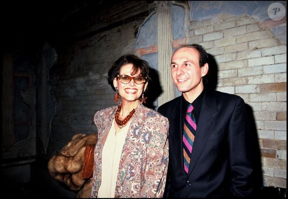 archives - Claudia Cardinale et son fils Patrizio (Patrick) Cristaldi à New York au "Salon Verde". BESTIMAGE