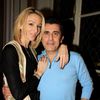 Bébert, Les Forbans (Albert Kassabi) et sa compagne Astrid - People au dîner "Couscous" chez Pierre-Jean Chalençon au Palais Vivienne à Paris. Le 9 février 2022