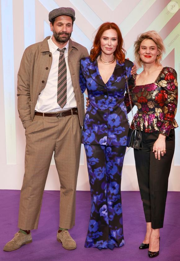 Aux cotés d'Audrey Fleurot 

Mehdi Nebbou, Audrey Fleurot, Marie Denarnaud de la série HPI  - 6 ème édition du Festival Séries Mania à Lille, France, le 21 mars 2023. © Christophe Aubert via Bestimage