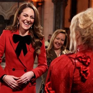 La princesse de Galles Kate Middleton arrive à l'abbaye de Westminster, à Londres, pour assister à la cérémonie de chants Together At Christmas. Date de la photo : Vendredi 6 décembre 2024. ... Isabel Infantes/PA Wire