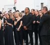 Le footballeur s'est fait remarquer par sa grandeur au côté de sa mère

Manon Ardisson, Ninon Ardisson, Patrick Ardisson, Audrey Crespo-Mara et son fils Zekou, Gaston Ardisson - Sorties des obsèques de Thierry Ardisson en l’église Saint-Roch de Paris, France, le 17 juillet 2025. © Clovis-Jacovides/Bestimage
