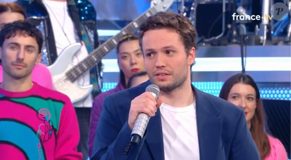 Raphaël, Maestro de N'oubliez pas les paroles - capture d'écran France 2